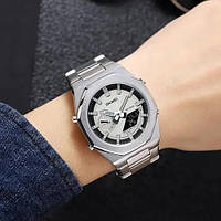 Часы подростковые SKMEI 1816SIBK | Часы наручные мужские | Фирменные EX-593 спортивные часы