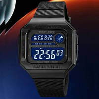 Часы наручные мужские SKMEI 2022BKBK, армейские часы противоударные, брендовые QA-401 мужские часы