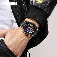 Часы наручные мужские SKMEI 9235RG, часы кварцевые мужские, модные мужские LP-303 часы круглые