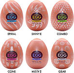 Набір мастурбаторів-яіц Tenga Egg Hard Boilded II Pack (6 яєць), фото 2