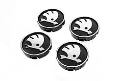 Ковпачки на диски 59/55мм skd5955b (4 шт) для Тюнінг Skoda