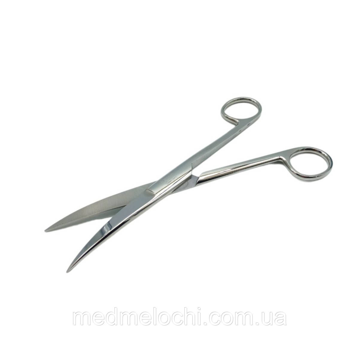 Операційні ножиці гострокінцеві, зігнуті Tisson Medical. Довжина 17 см