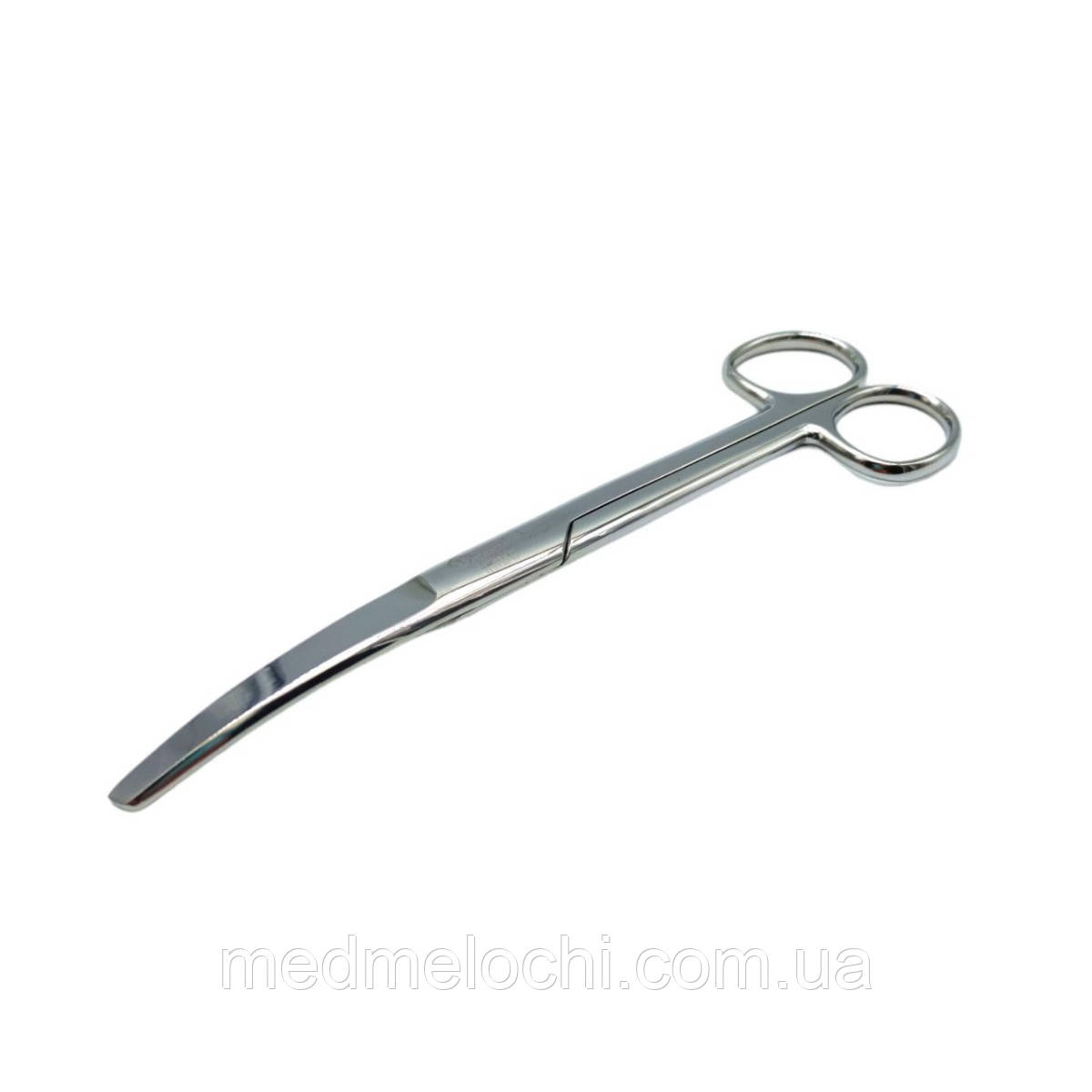Операційні ножиці з одним гострим кінцем, зігнуті Tisson Medical. Довжина 17 см