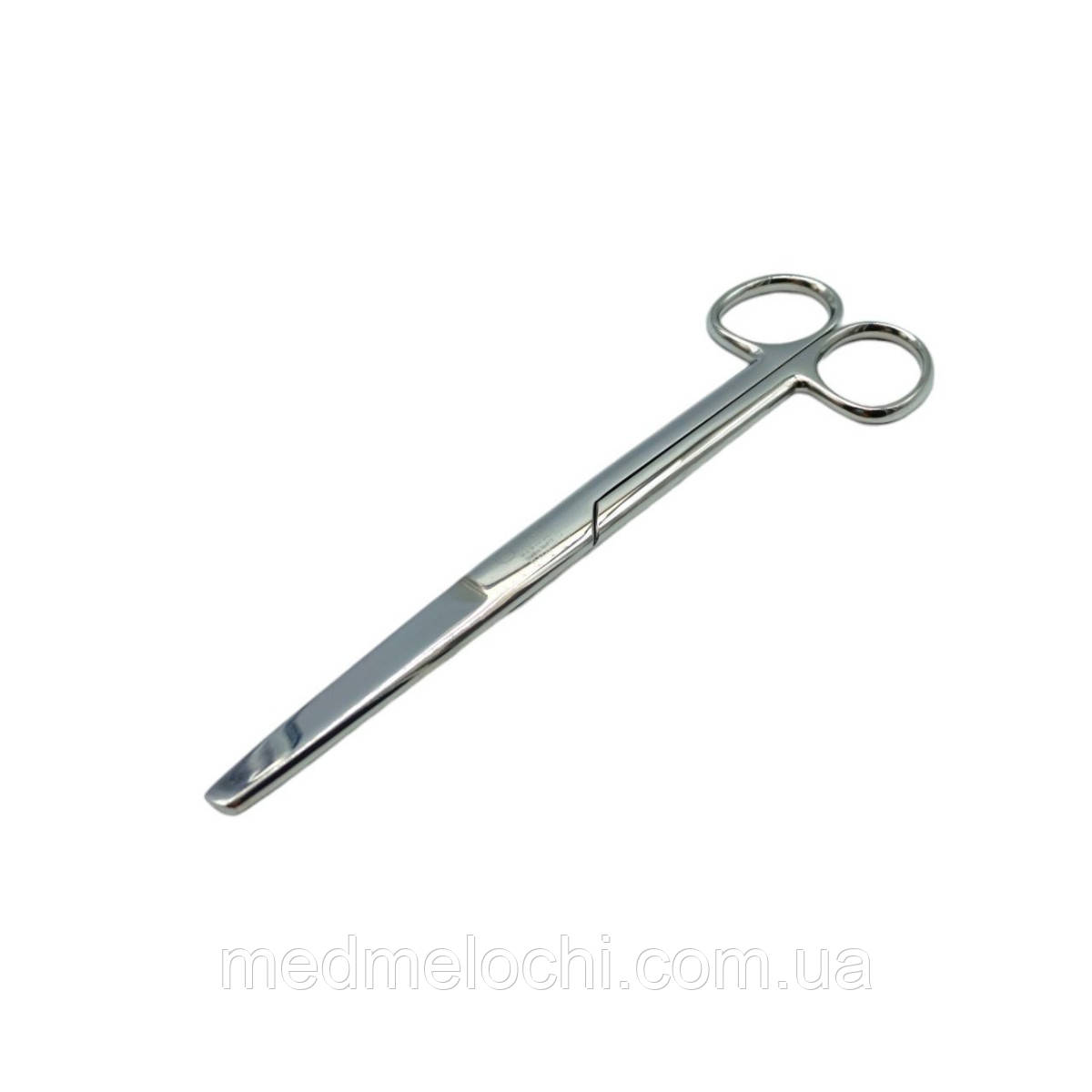 Операційні ножиці з одним гострим кінцем, прямі Tisson Medical. Довжина 17 см