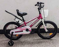 Велосипед 2-х колісний 16" "CORSO" TG-10258 "TAYGER" (1) алюмінієва рама, ручне гальмо, дод. колеса, дзвоник,