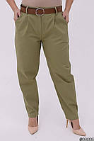 Стильные женские джинсы багги с поясом в комплекте Ткань Джинс котон Турция Размеры: 48-50,52-54,56-58
