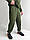 Спортивний костюм чоловічий хакі худі та штани трьохнитка ATTEKS - 01310, фото 4