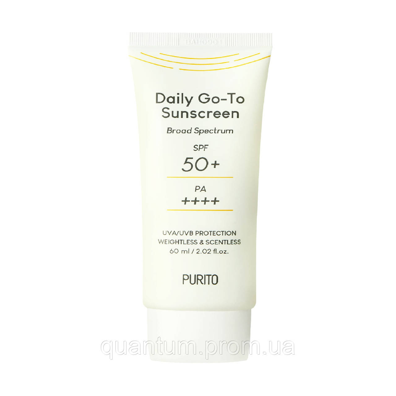 Солнцезащитный крем PURITO Daily Go-To Sunscreen SPF 50 PA++++ 60 мл QT, код: 8289525 - фото 1 - id-p2177548601