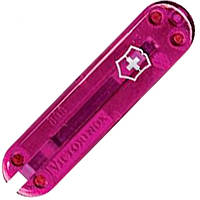 Накладка на нож Victorinox 58мм передняя из лого Fa+ Розовый неон (1049-VxC6205.T3) QT, код: 8035452