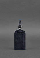 Кожаная бирка для багажа 2.0 Темно-синяя Crazy Horse BlankNote QT, код: 8321696