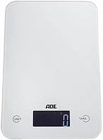 Весы кухонные цифровые ADE Slim белые KE 915 QT, код: 7719760