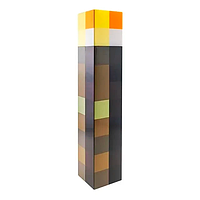 Ночник Факел из Minecraft (Type-C, RGB, 500 мАч), LED светильник, Лампа в детскую