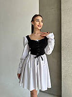 Жіноча тендітна сукня з корсетом