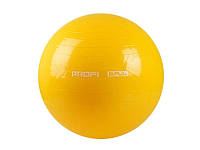Мяч для фитнеса, фитбол, жимбол Profitball, 75 Желтый QT, код: 2449496