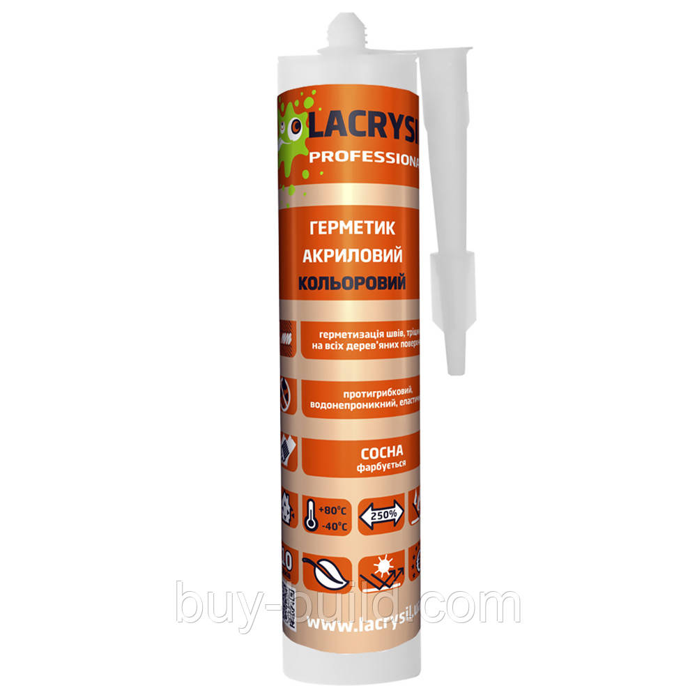 Герметик акриловий Lacrysil (Cосна) 0.4 кг