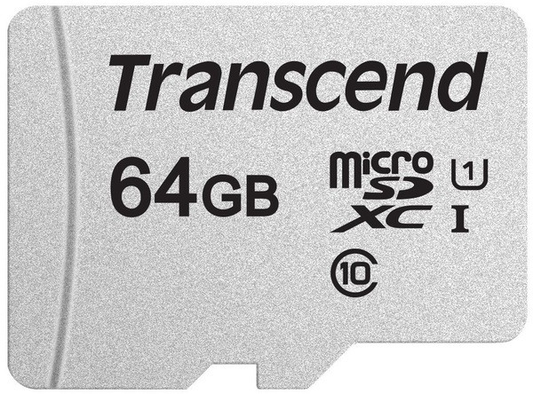 Карта пам'ятi Transcend microSDXC 64GB UHS-I U1 (TS64GUSD300S)