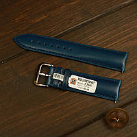 Кожаный ремешок для часов Hightone 22 мм premium 536S Синий