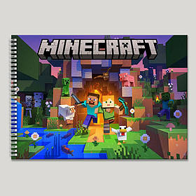 Альбом для малювання Minecraft / Майнкрафт №1