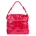 Шкіряна жіноча сумка Realer 2032-1 червона, фото 2