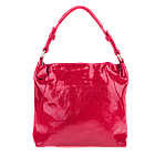 Шкіряна жіноча сумка Realer 2032-1 червона, фото 5