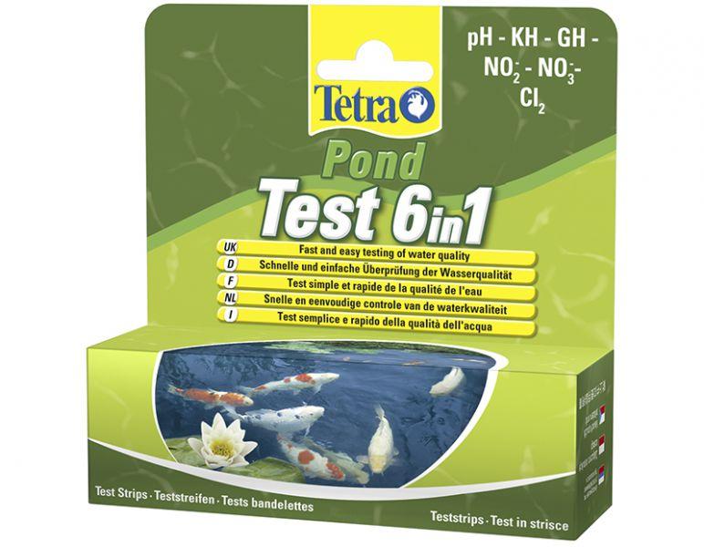 Набор тестов для определения показателей качества воды Tetra Pond Test Set 6 in1 (25 шт) UL, код: 6536955 - фото 1 - id-p2177579509