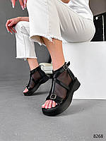 Женские черные летние босоножки с закрытой пяткой, повседневные модные сандалии без каблука 39