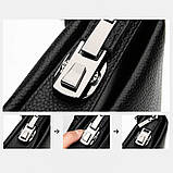 Чоловічий гаманець. Чоловічий клатч. Гаманець чоловічий місткий портмоне Чорний, фото 7