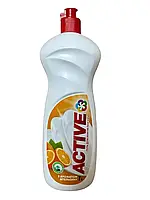 Средство для мытья посуды ACTIVE Orange 1L