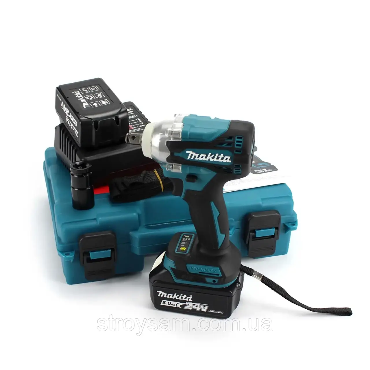 Гайковерт-гвинтоверт Makita DTW303 (850N/M 36V 5AH). Акумуляторний гайковерт Макіта, гвинтоверт макіта