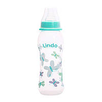Бутылочка для кормления 250 мл бирюзовая Lindo (Li 145) BM, код: 8408069
