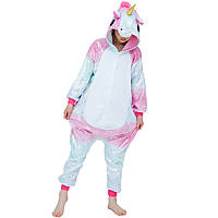 Пижама Кигуруми детская BearWear Единорог Блинки S 105 - 115 см Бело-розовый (K0W1-0136-S) BM, код: 7406831