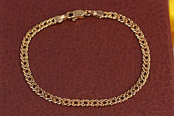 Браслет Xuping Jewelry ромб 19 см 4 мм золотистий