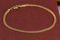 Браслет медичне золото Xuping Jewelry бісмарк золотистий