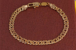 Браслет 18см 5мм медичне золото Xuping Jewelry ромб