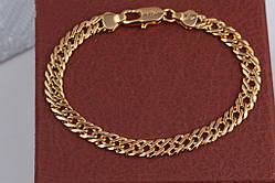 Браслет Xuping Jewelry ромб 19 см 6 мм золотистий