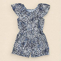 Комбинезон на лето для девочки Dexters pattern 86 см белый синий (131692368966) NX, код: 8335798
