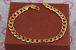 Браслет  21 см 7 мм медичне золото Xuping Jewelry панцирний