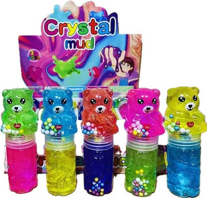 Слайм Стакан Ведмедик 12 шт (12-54)