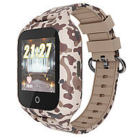 Детские водонепроницаемые GPS часы с видеозвонком MYOX MX-72BRW 4G Камуфляж NX, код: 7726761