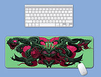 Игровая поверхность для компьютерной мыши и клавиатуры UKC 80х30 см Monster016 NX, код: 7891742