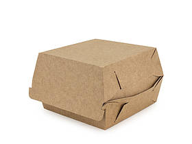 Упаковка для гамбургера Міді крафт, 100 шт/уп, 1000 шт/ящ.