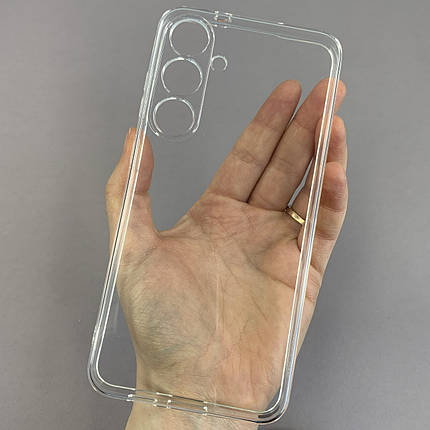 Чохол для Samsung Galaxy S24 Plus силіконовий чохол із захистом камери на самсунг с24 плюс прозорий nsp, фото 1
