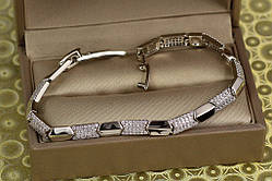 Браслет Xuping Jewelry амазонка 16 см 5 мм сріблястий