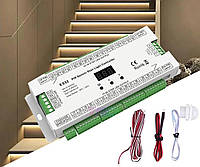 RGB Контролер для сходів 25А DC12-24V 32 канали