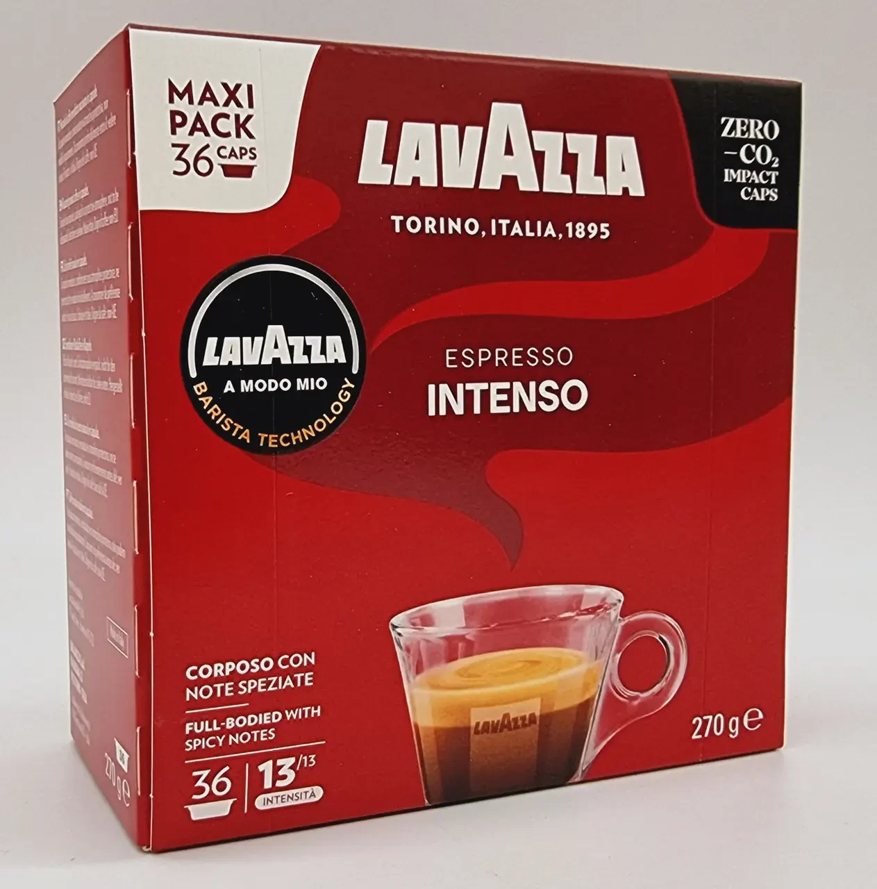 Кава в капсулах Lavazza A Modo Mio Intenso 36 шт. (Лавацца Модо Міо). Італія