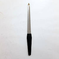 Пилка маникюрная для ногтей металлическая с сапфировым напылением изогнутая Beauty Luxury NF-17