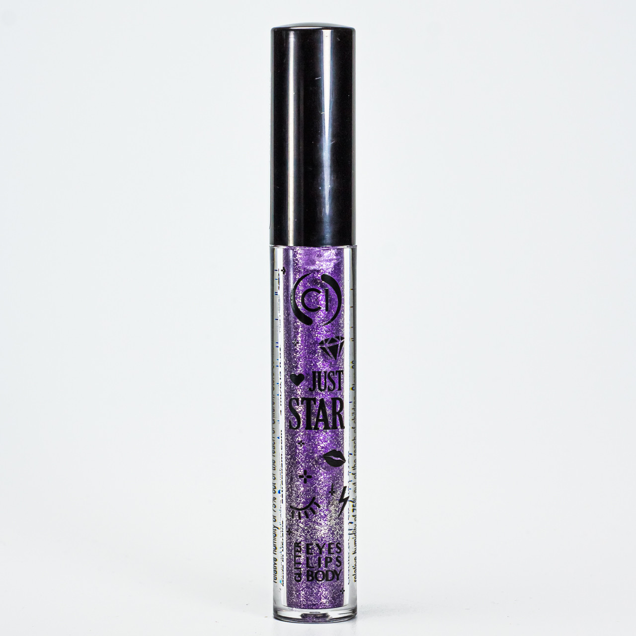 Глиттер для макияжа жидкий Colour Intense Just Star 4 мл JS-4 , № 101 Silver Shine Серебряный блеск № 107 Twinkle Lavender Мерцание лаванды - фото 1 - id-p2177620112