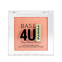 Румяна для лица Parisa Cosmetics Base 4U B705 № 01 № 02 Розовый матовый