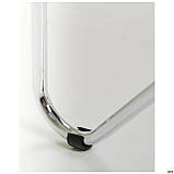 Стілець офісний Самба хром горіх Скад чорний без канта, ТМ Амф, фото 9