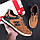 Шкіряні кросівки New Balance рижі, фото 7